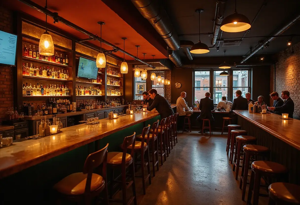 Josh Greenspan creates New York cocktail lounge almost entirely with USM modules