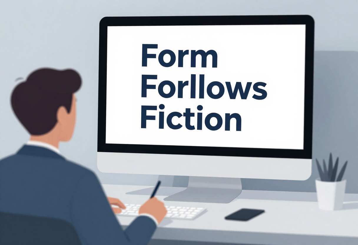 Form Follows Fiction: Six Inquiries
