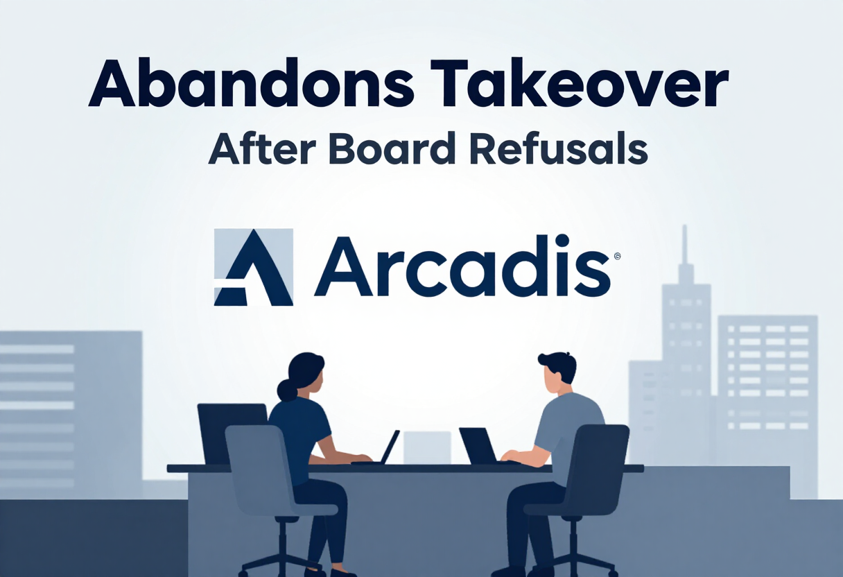 WSP pulls plug on £3.8bn Arcadis takeover