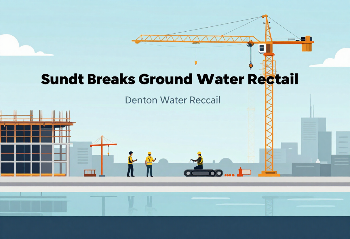 Sundt breaks ground on $92M Texas water project