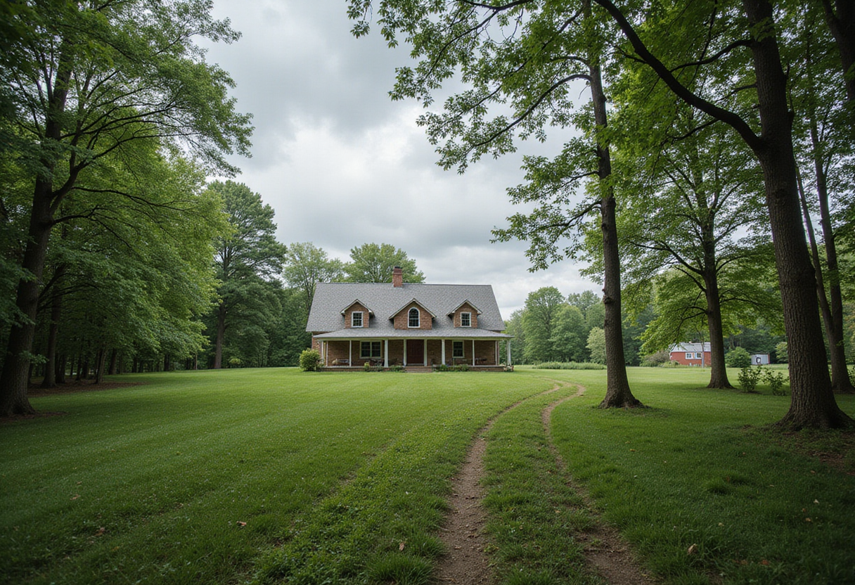 In This Artist’s 1700s Farmhouse Surrounded By Old-Growth Forest, the Chandeliers Are Made of Disposable Lasagna Trays