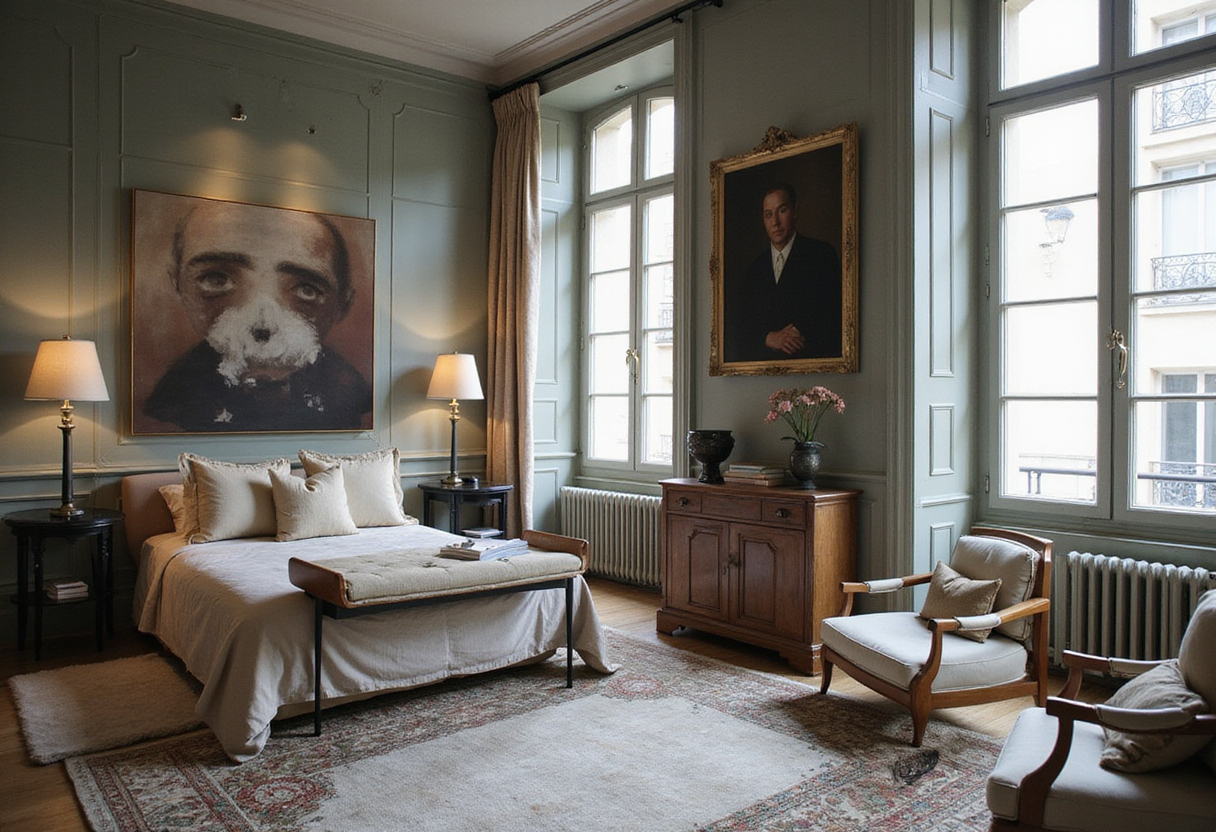 In This Elegant Paris Pied-à-Terre the Interiors Are Inspired by a 1960s Novel and Model Betty Catroux