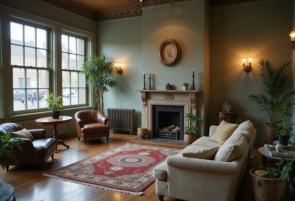 Midcentury interiors and Victorian charm come together in this north London house