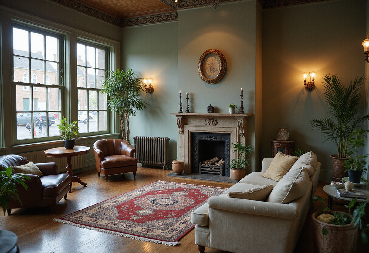 Midcentury interiors and Victorian charm come together in this north London house