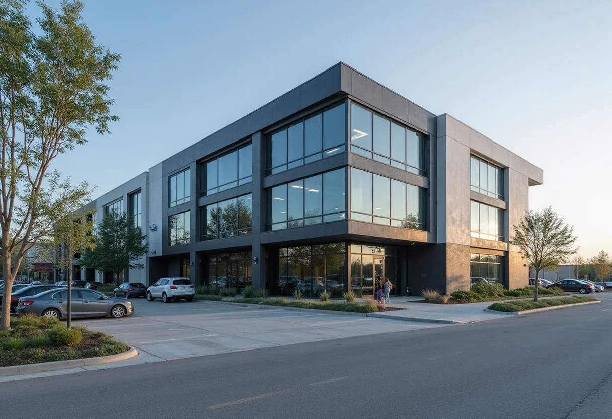 Mixed-Use Office, Warehouse and Parking Building / KF arquitectes