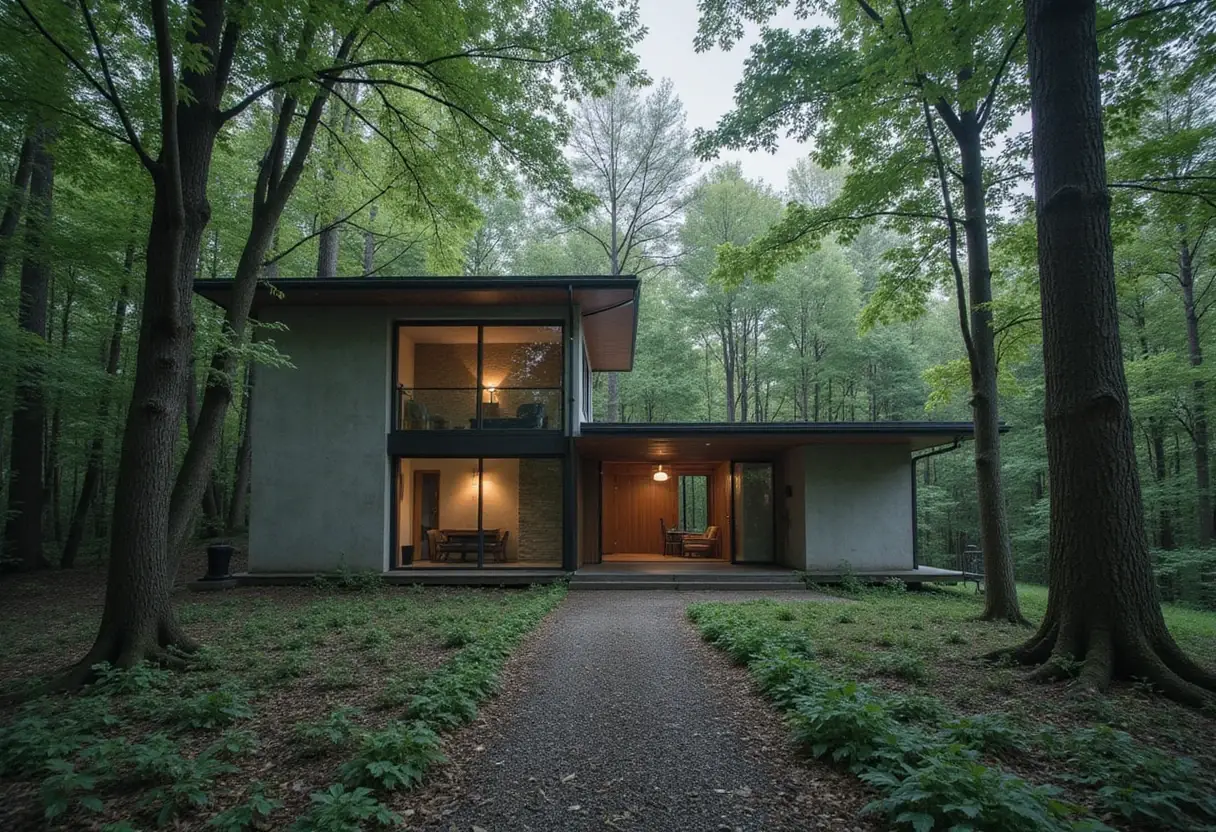 Privacy Without More Walls: A Forest Villa Concept